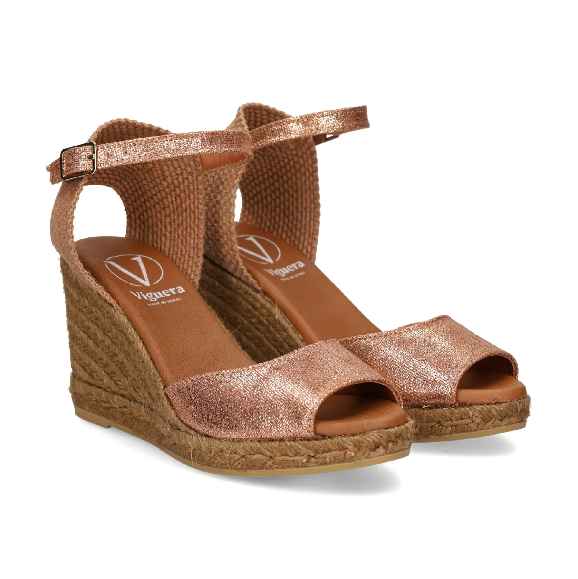 VIGUERA Sandalias cuña de Mujer 2134 CUERO
