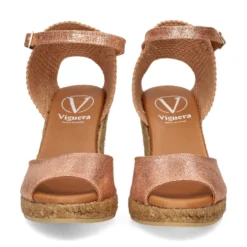 VIGUERA Sandalias cuña de Mujer 2134 CUERO