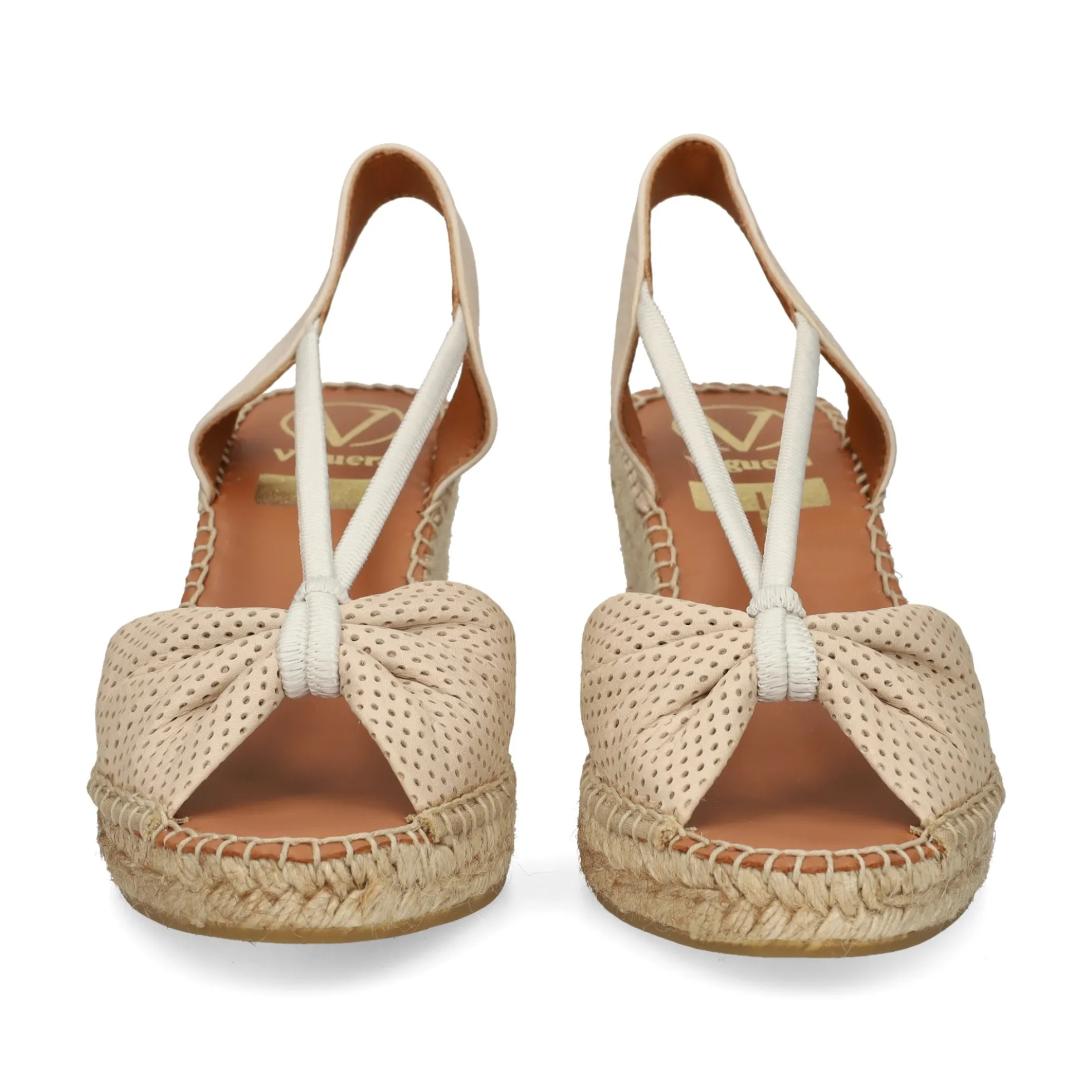 VIGUERA Sandalias cuña de Mujer 1909 BEIG