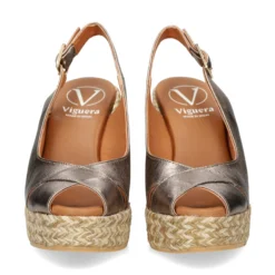 VIGUERA Zapatos cuña 1823 FUMO