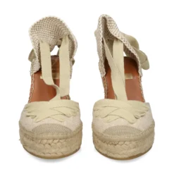 VIGUERA Zapatos cuña 2227 NATURAL