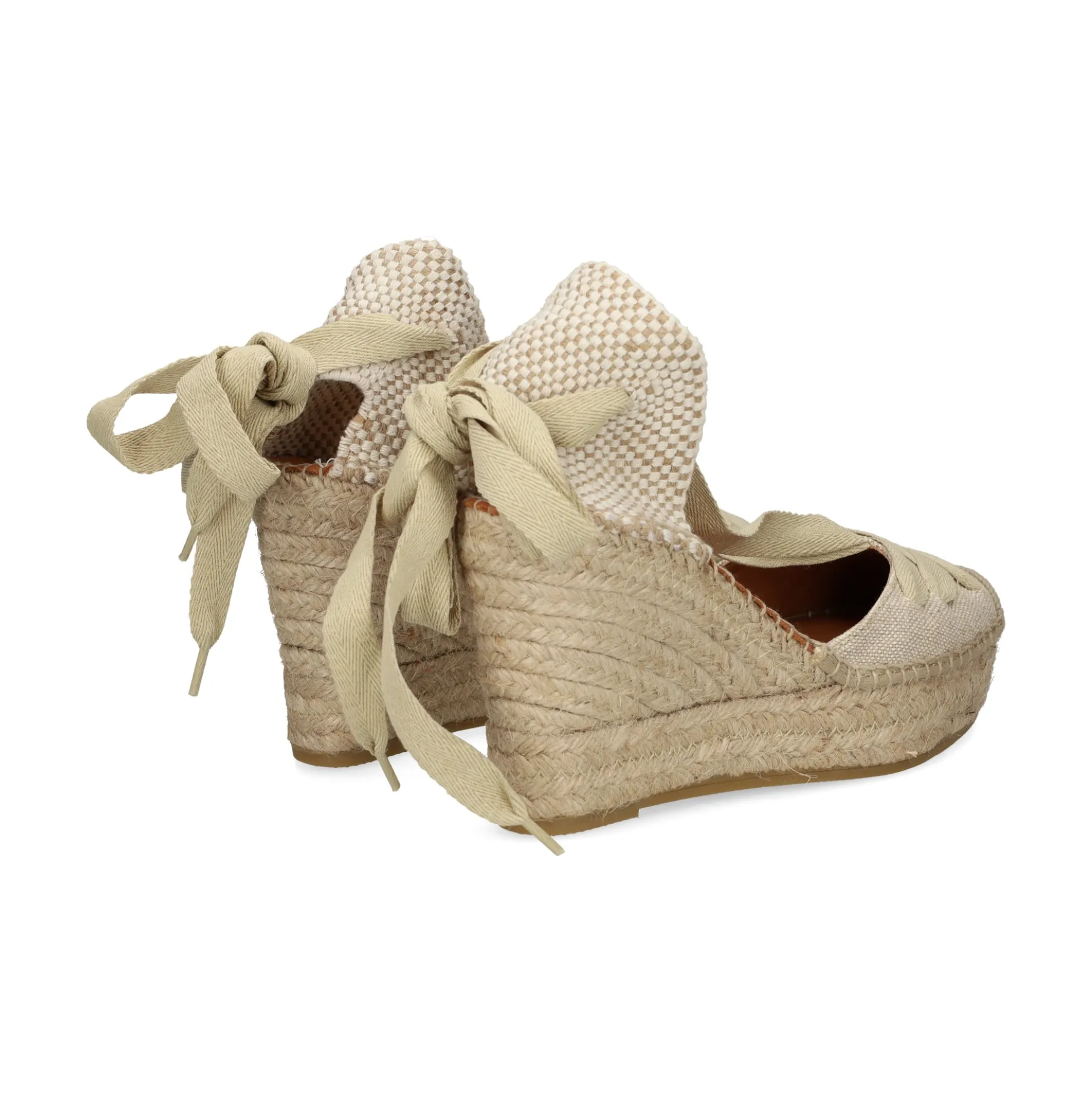 VIGUERA Zapatos cuña 2227 NATURAL
