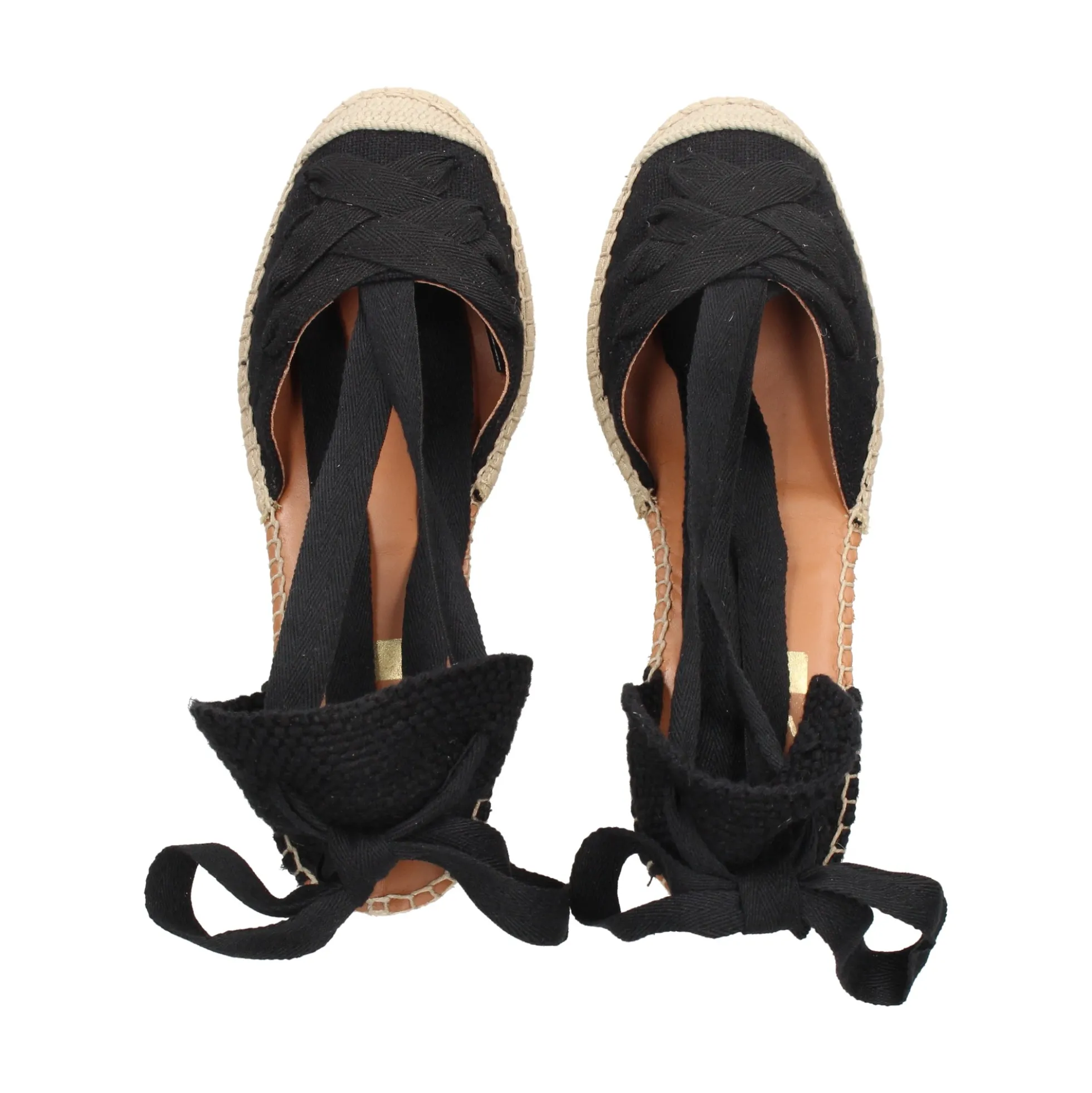 VIGUERA Zapatos cuña 2227 NEGRO