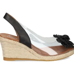 VIGUERA Zapatos cuña 0291 NEGRO