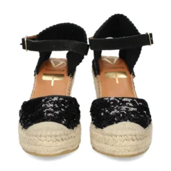 VIGUERA Zapatos cuña 1632 NEGRO