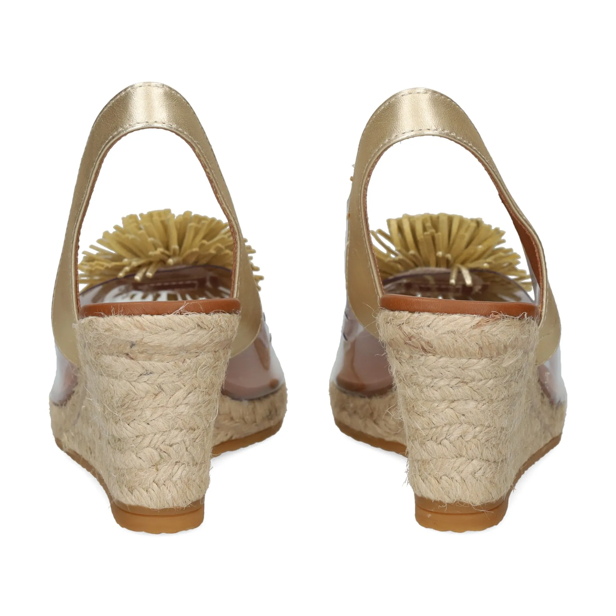 VIGUERA Zapatos cuña 0293 PLATINO