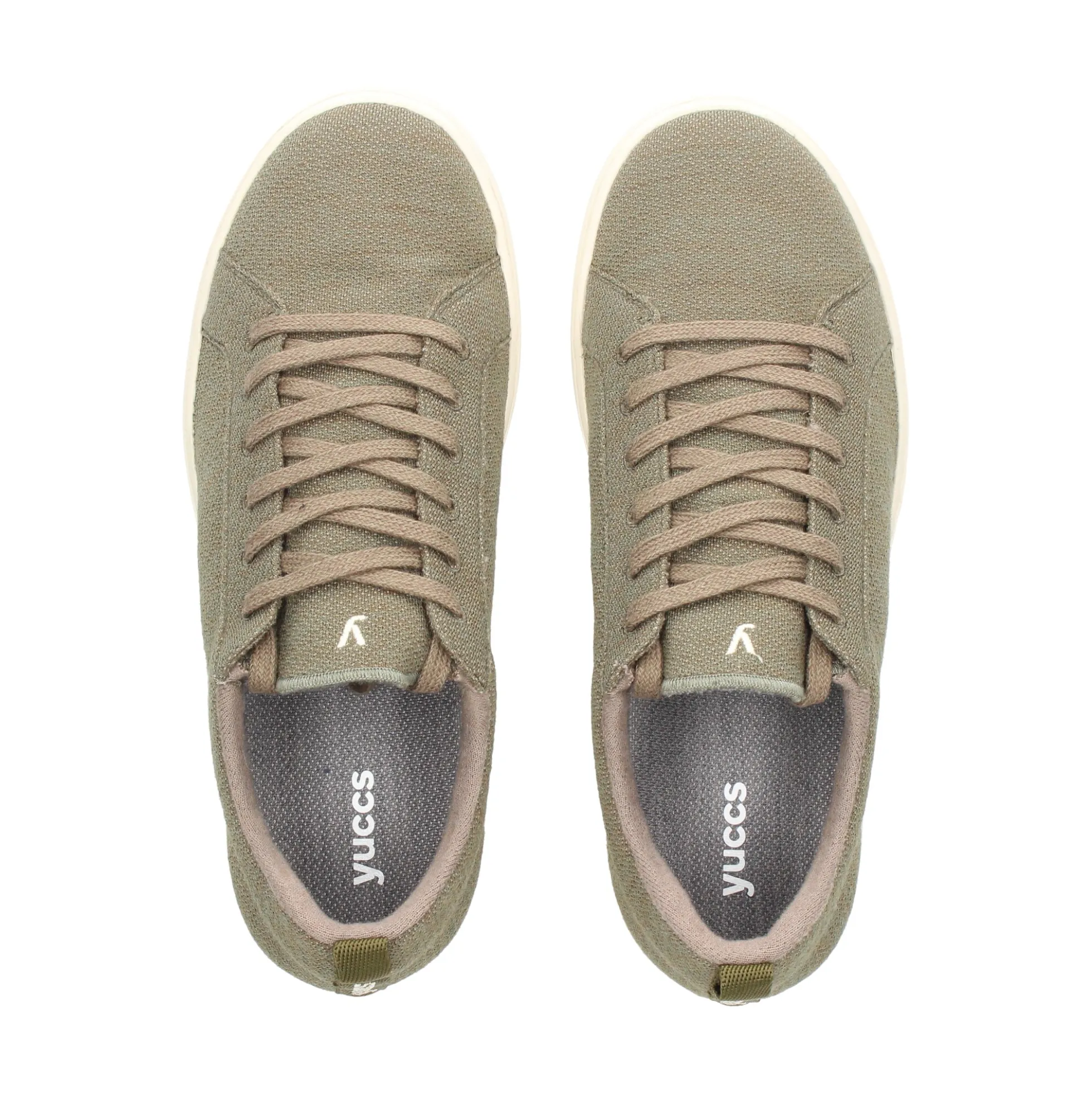 YUCCS Zapatillas de Hombre MERINO KHAKI