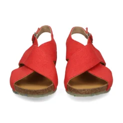ZOURI Sandalias cuña de Mujer MERMAID SCARLET