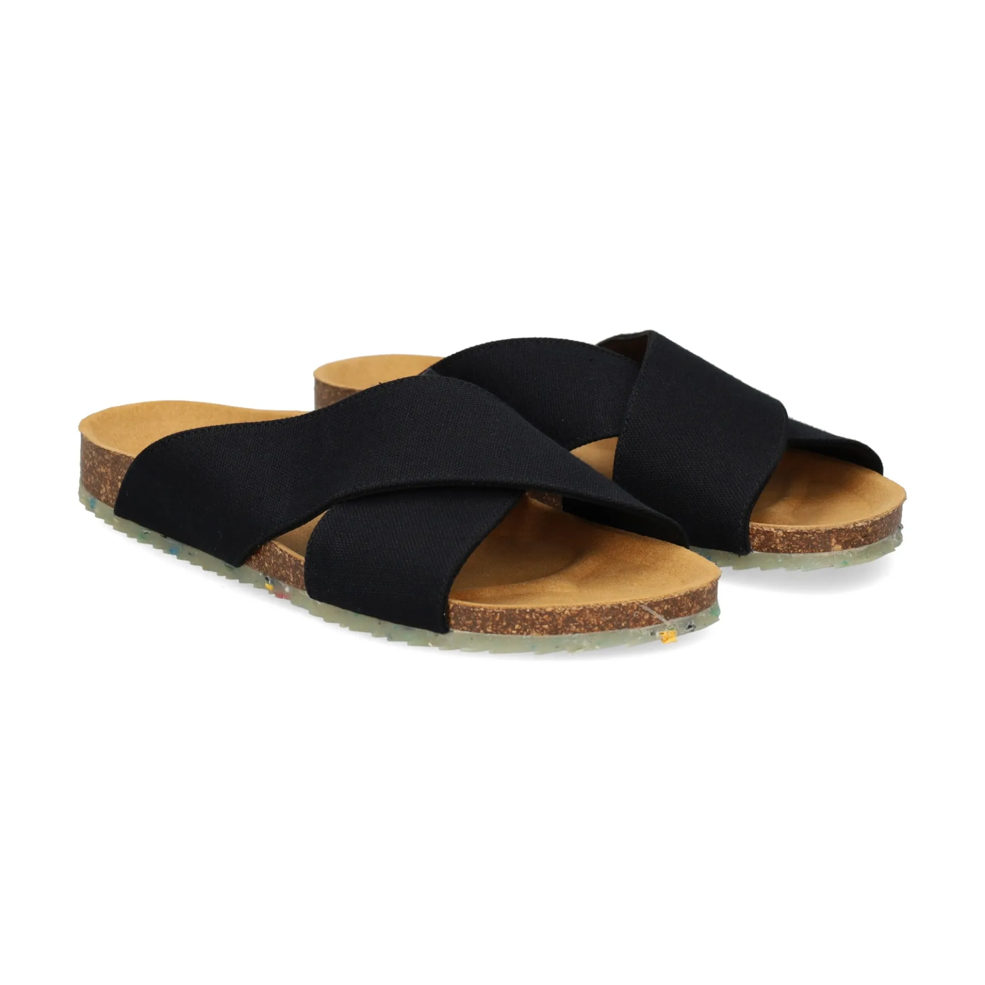 ZOURI Sandalias planas de Mujer SUN NEGRO