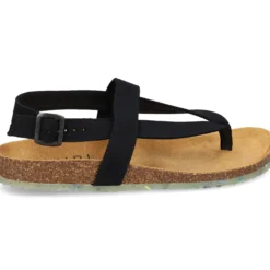 ZOURI Sandalias planas de Mujer ISLE NEGRO