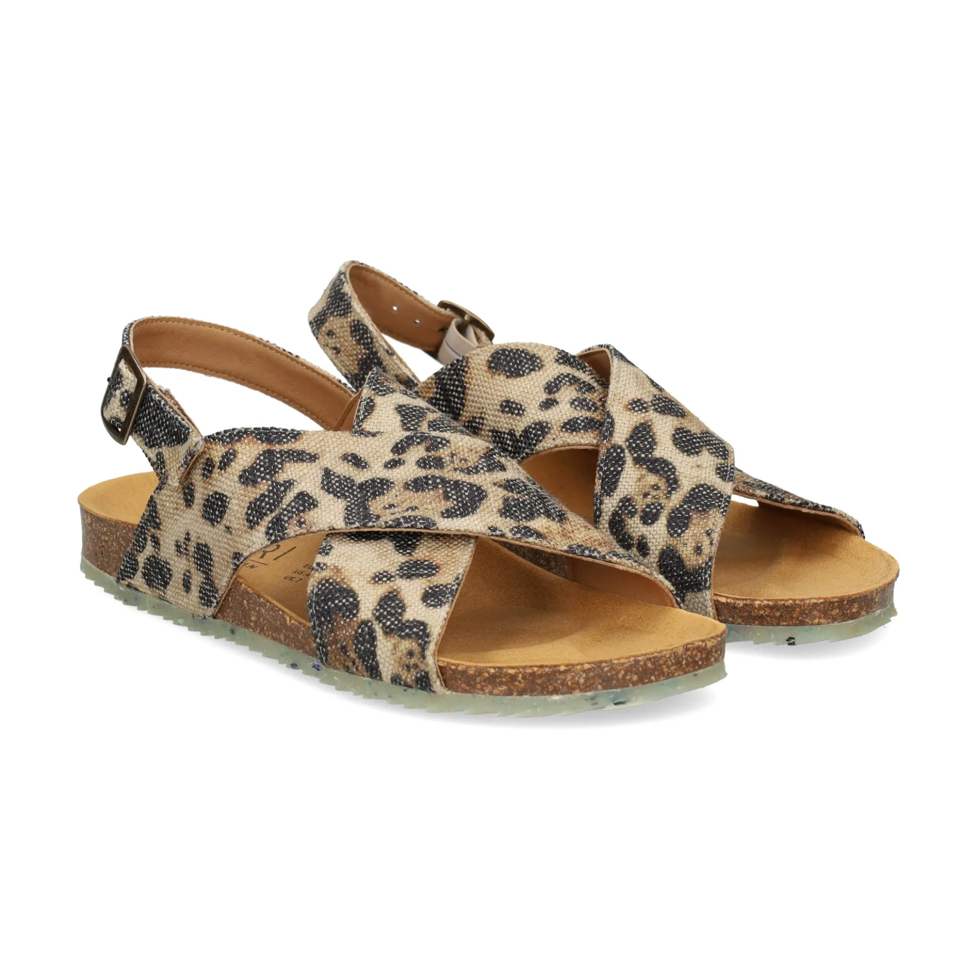 ZOURI Sandalias planas de Mujer CORAL